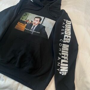 The Office Black hoodie size M